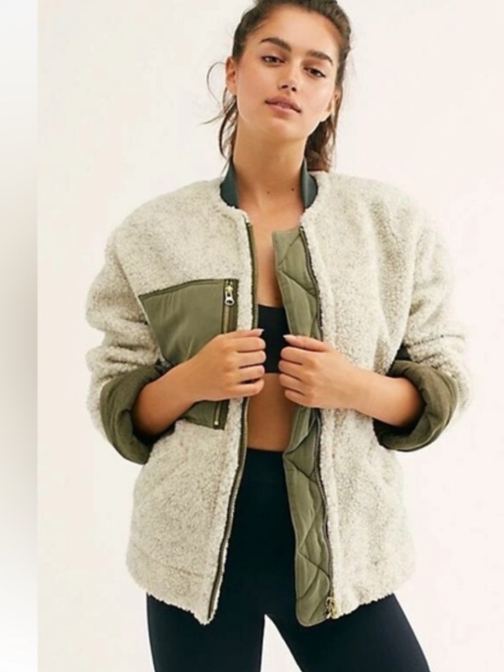 Free People We The Free Sherpa jacket